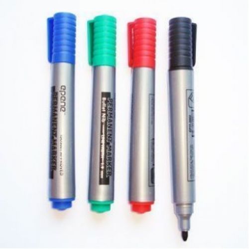 Marcador Permanente Grosso Epene EP11-2002 2mm Preto 1un , EPENE , MARCEPE011 , 6953691700435
